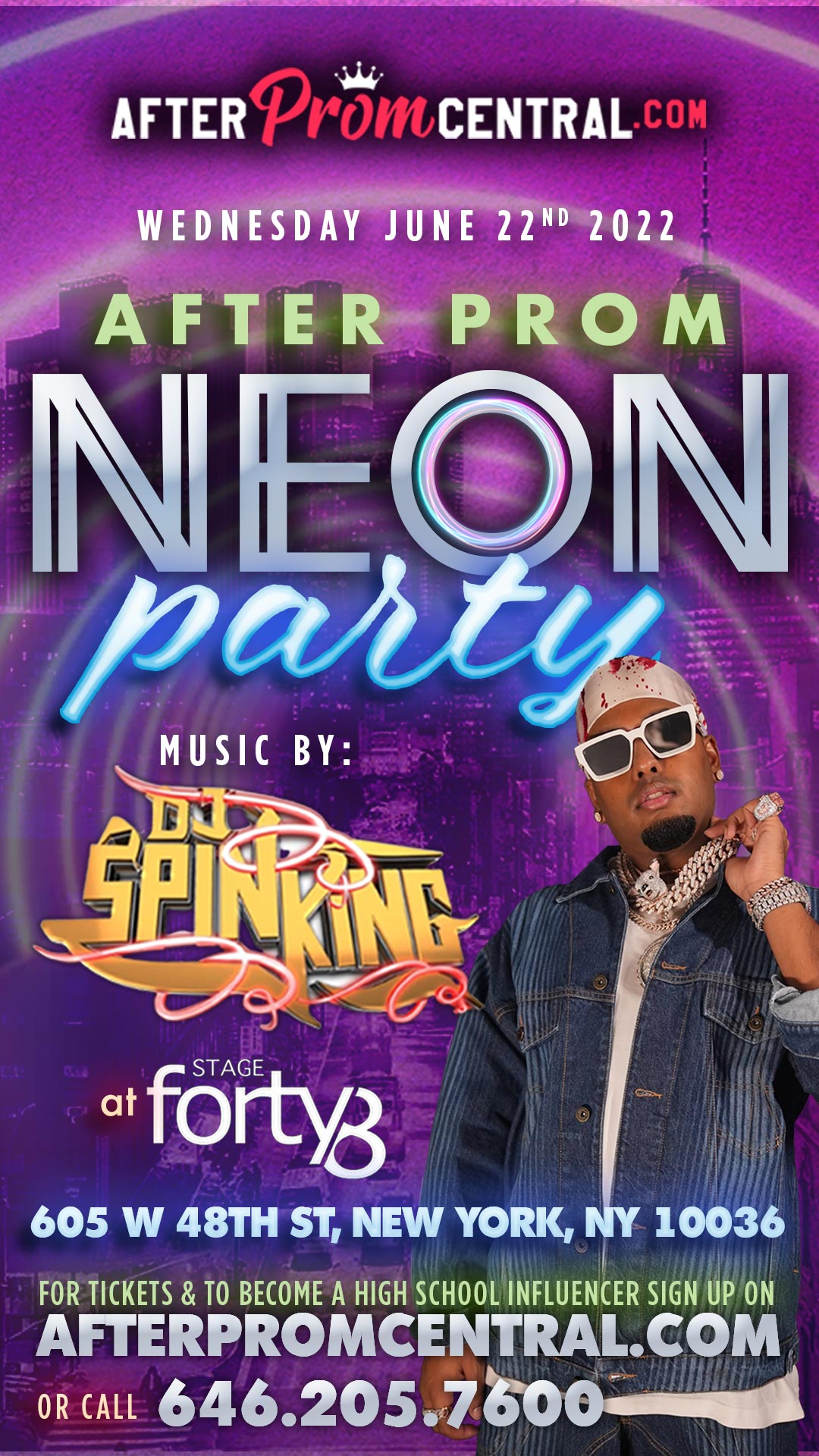 After Prom Neon Party with DJ Spinking