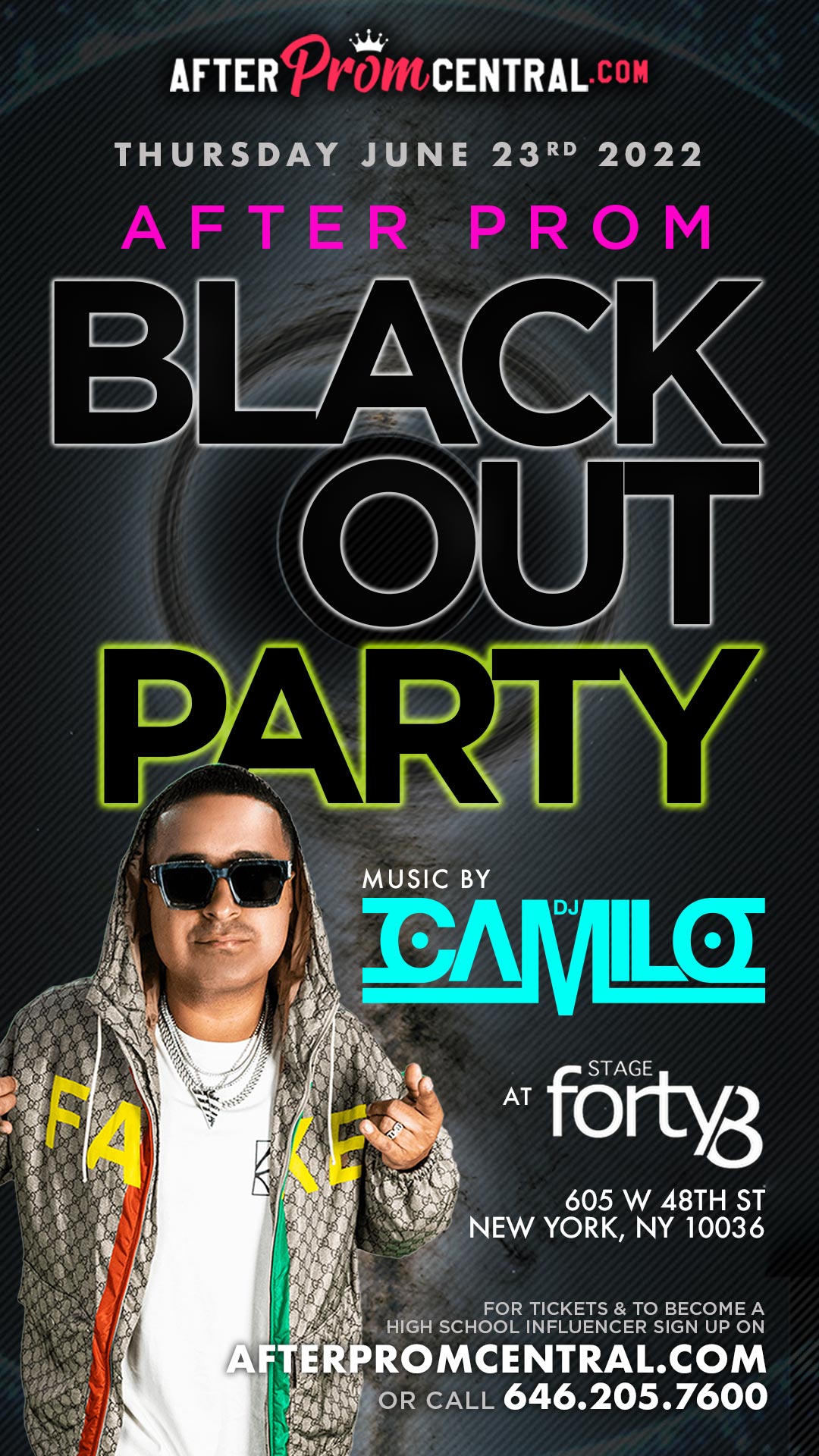 After Prom Black Out Party with DJ Camilo